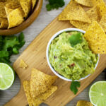 Guacamole and chips