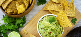 Guacamole and chips