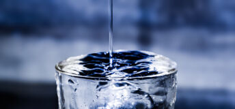 Water in a glass