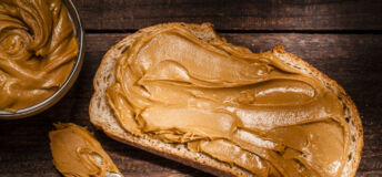 Peanut butter on bread