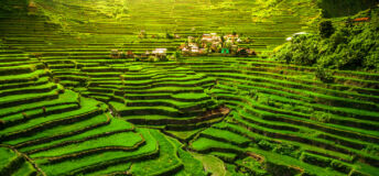 The 2000-year-old World Heritage Ifugao rice terraces in Batad, northern Luzon, Philippines.