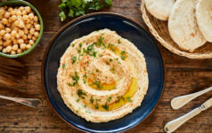 Hummus in a bowl