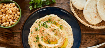 Hummus in a bowl