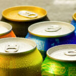 Cans of soft drink