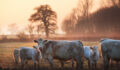 Cows in a field