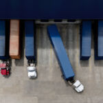 GrubMarketโs UK beachhead could shake up British food distribution Aerial view of a trucks